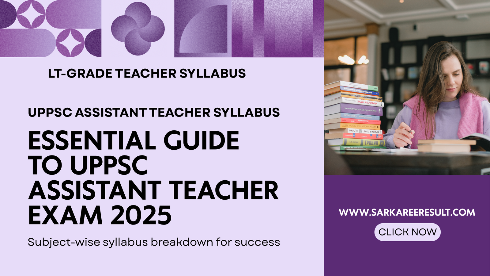 Read more about the article Subject-Wise Syllabus for UPPSC Assistant Teacher ‘Trained Graduate Grade’ Examination 2025